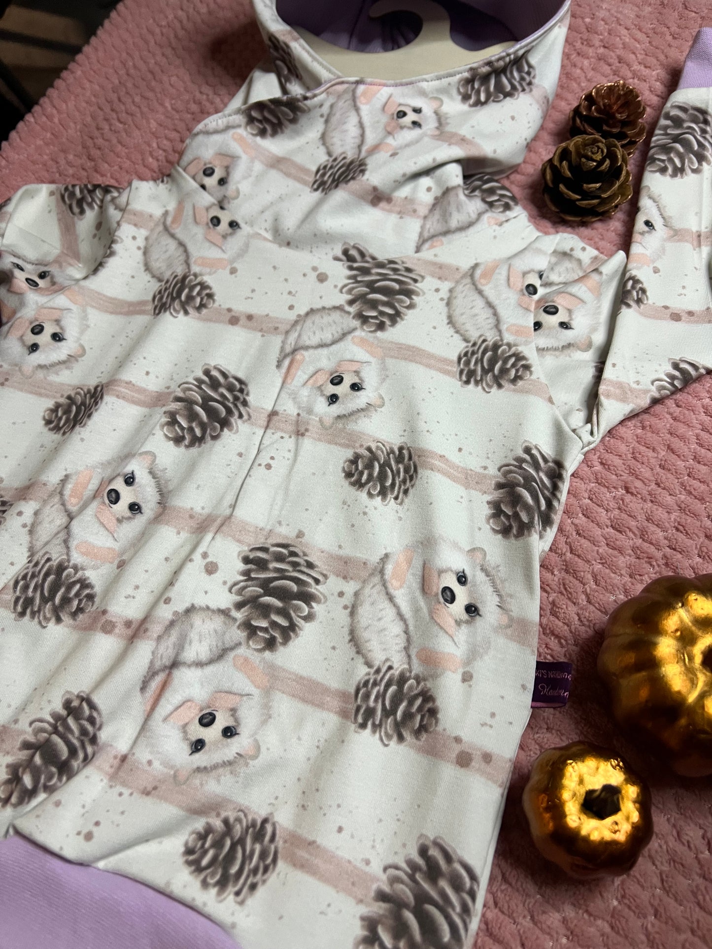 Hoodie Rosa Igel