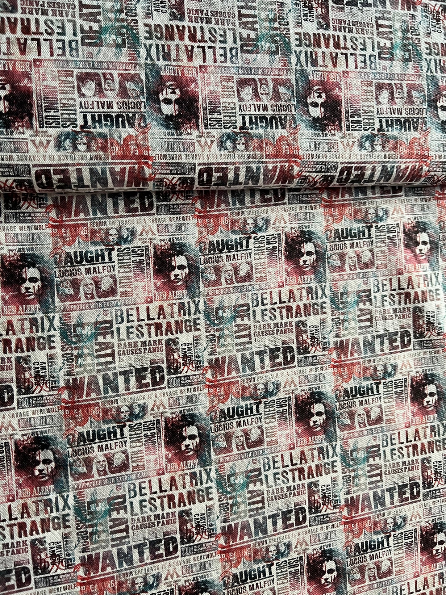 Dekostoffe "Wanted Harry Potter"