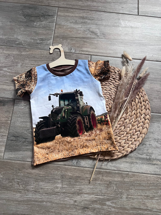 T-Shirt „Traktorliebe“ Grün