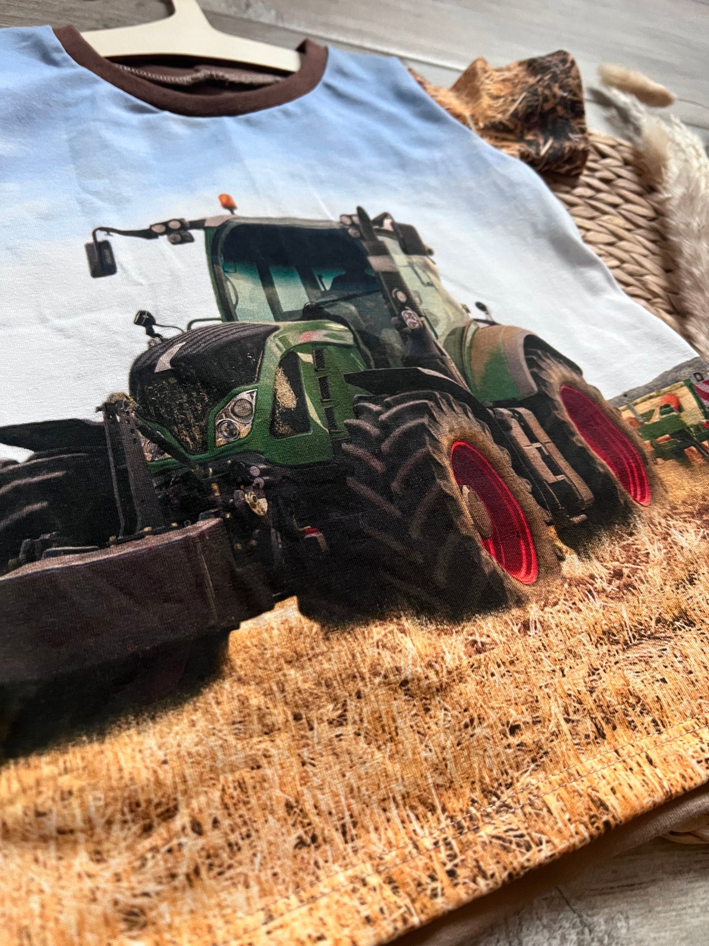 T-Shirt „Traktorliebe“ Grün
