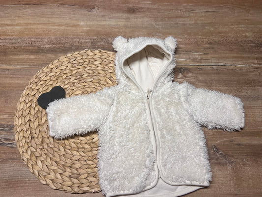 Teddy Jacke in weiß