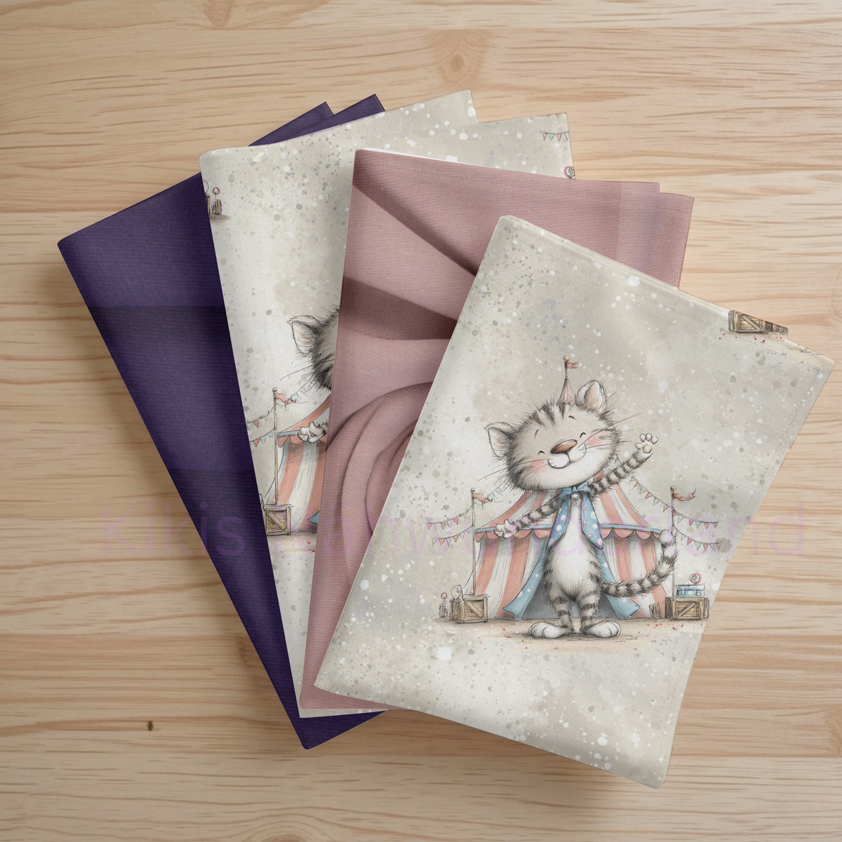 Magic Knuffel- Katze, Zirkus, Stoff, Meterware, Eigenproduktion
