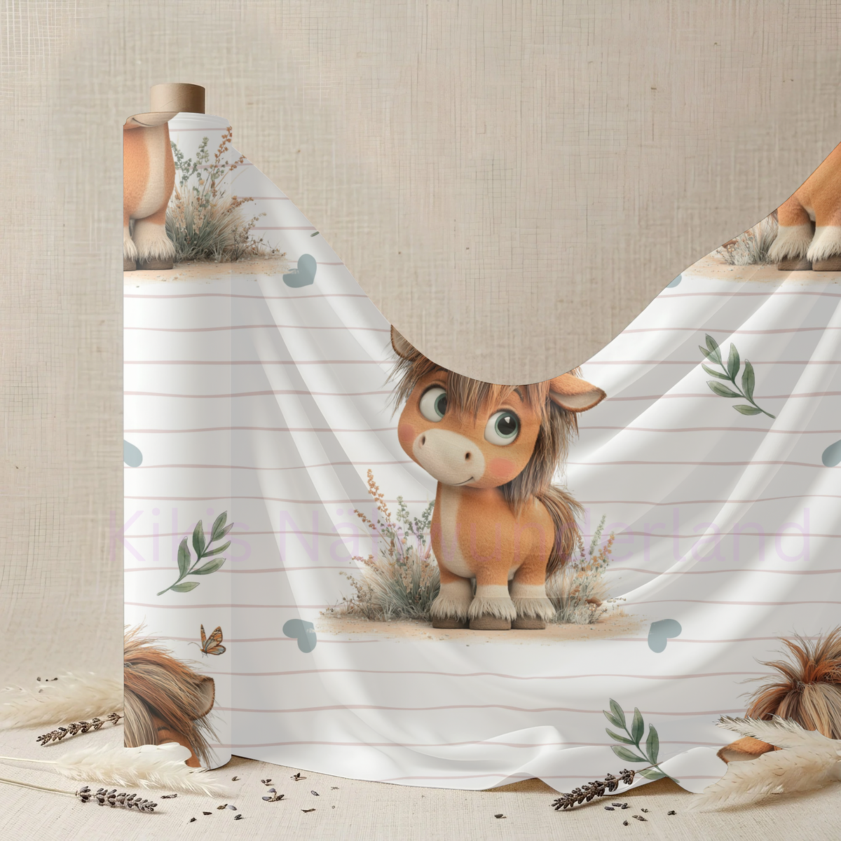 Pony-Love- Pony, Stoff, Meterware, Eigenproduktion