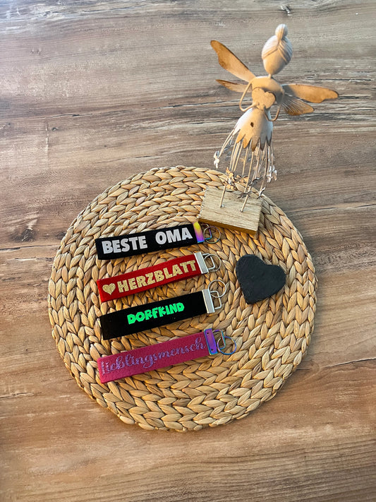 Liebevoll Personalisierte Schlüsselanhänger